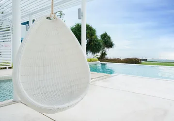 This image shows a resurfaced pool deck.