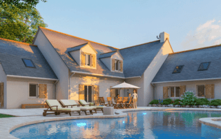 This image shows a resurfaced pool deck.